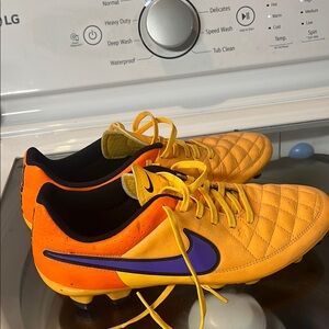 Women’s Nike Black and Yellow Soccer Cleats